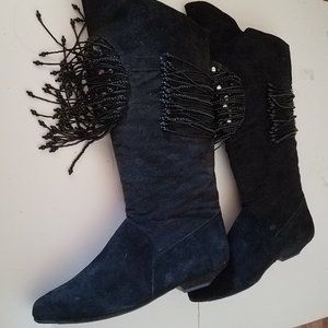 beaded boots